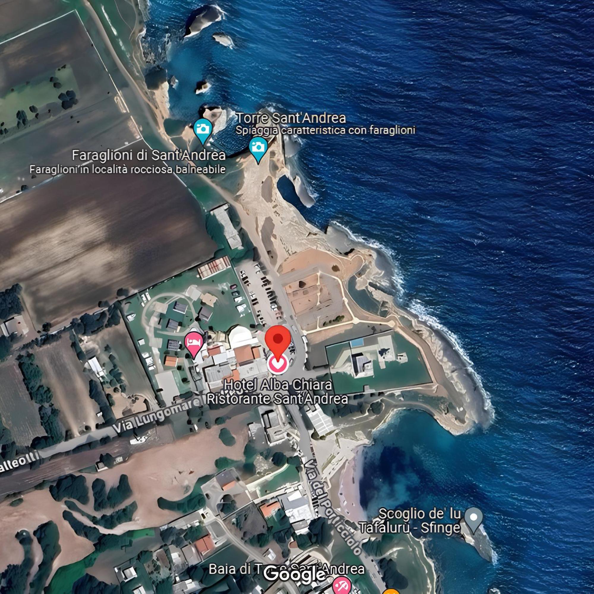 Hotel Alba Chiara Sant'Andrea Salento エクステリア 写真